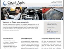 Tablet Screenshot of coastautoappraisers.ca